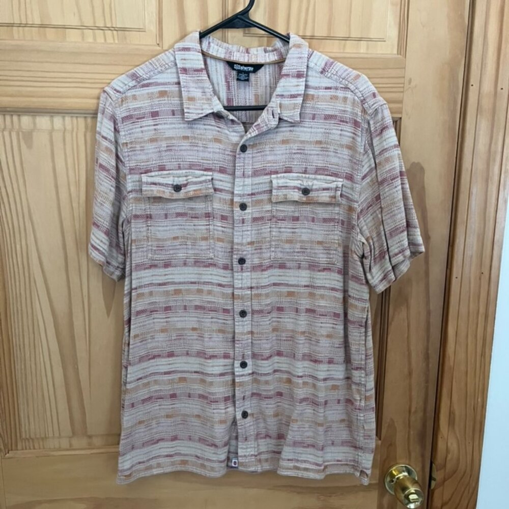 Sherpa Adventure Gear Shirt Mens Large Short Sleeve Shirt